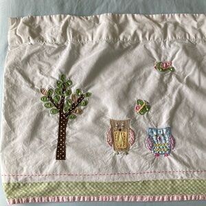 Pottery Barn Kids Hayley Owl Bird Pattern‎ Curtain Window Valance